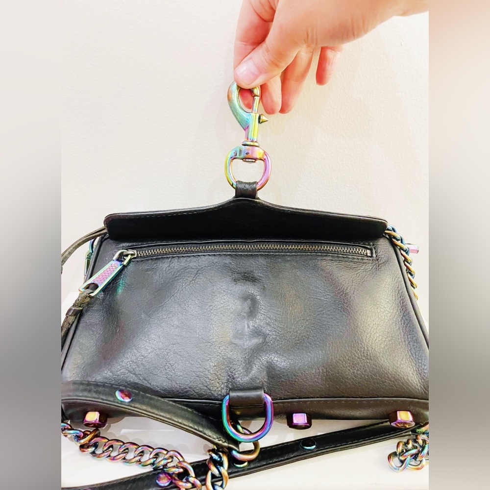 Authentic 2017 Rebecca Minkoff MAC Mini Crossbody with Rainbow Hardware - Picture 10 of 10